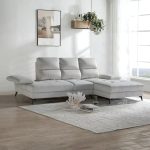 DEVEREUX 3 Seater Push Back L Shaped Sofa - Image 4